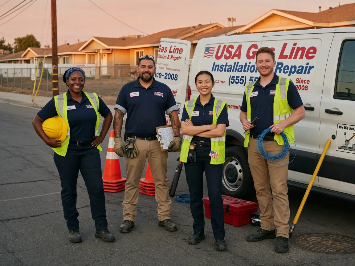 Gas Line Installation company in Brussels, IL